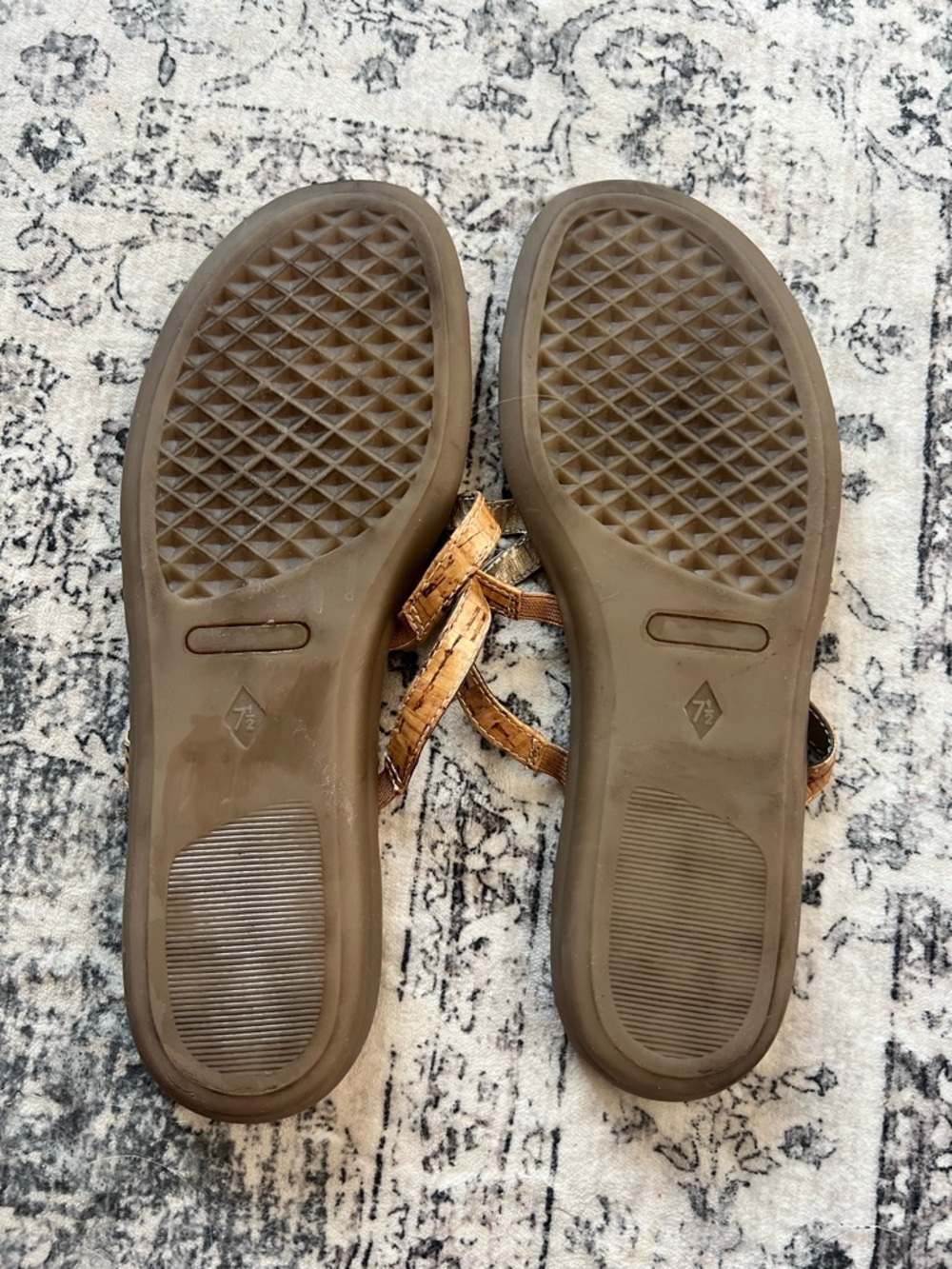AEROSOLES Tan Loop Thong Sandals with Braided Straps - Women - Picture 10 of 10